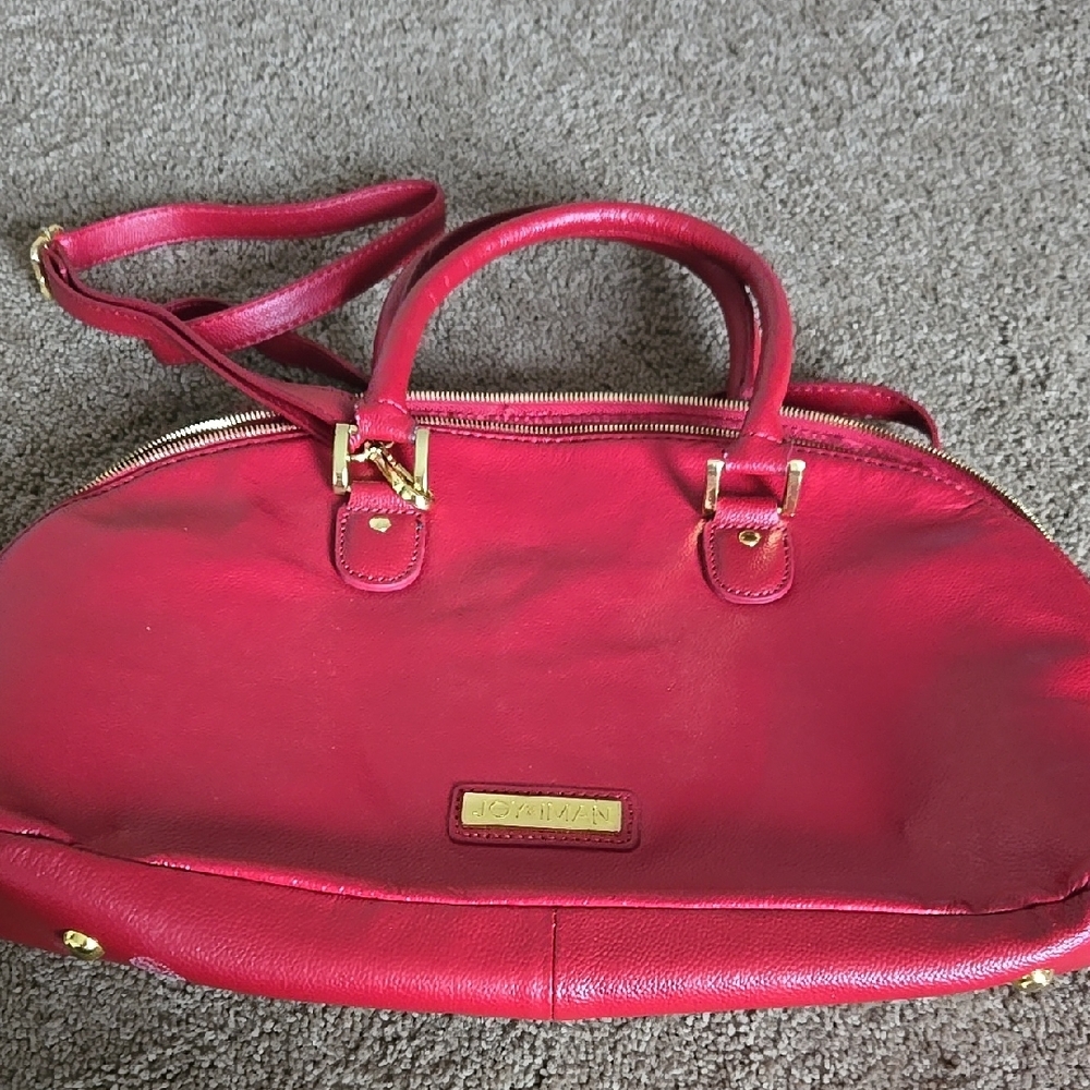 Boconi Red Leather Women's Bag